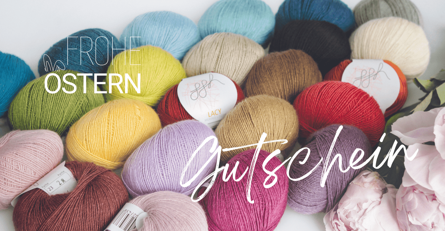 Perfektes Ostergeschenk – ggh Wolle Gutschein für Strick- & Häkel-Fans - ggh Wolle