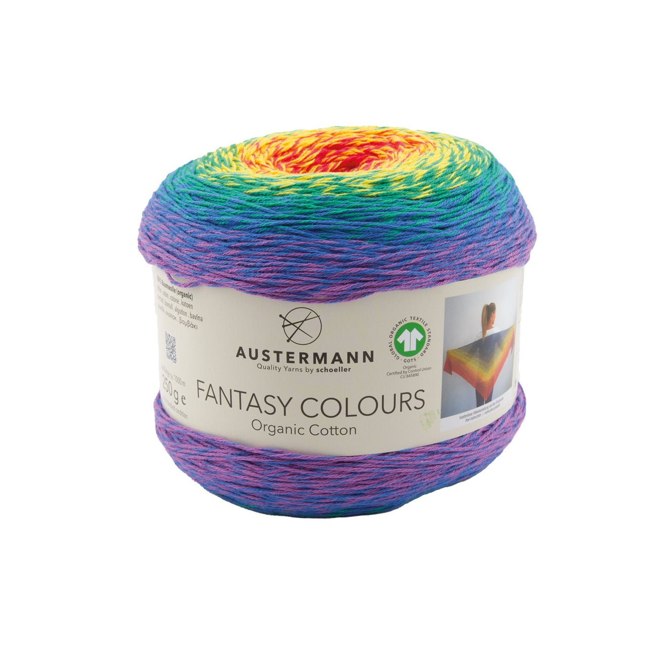 Fantasy Colours | 1000 M - 250 G | 14 - Regenbogen - ggh Wolle