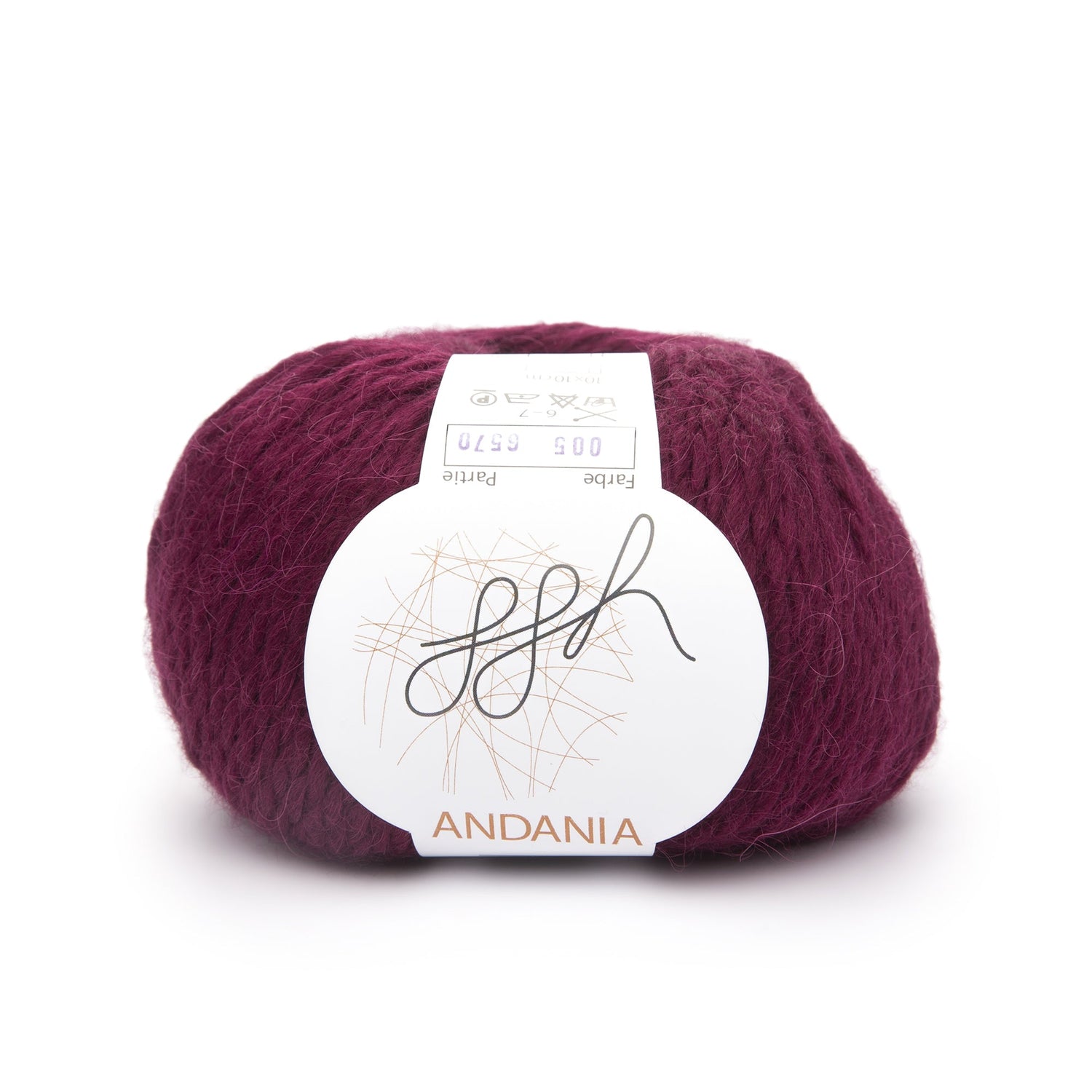 ggh Andania | 005 - Aubergine - ggh Wolle