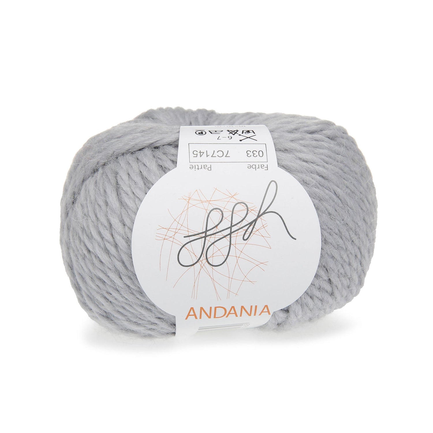 ggh Andania | 033 - Hellgrau - ggh Wolle