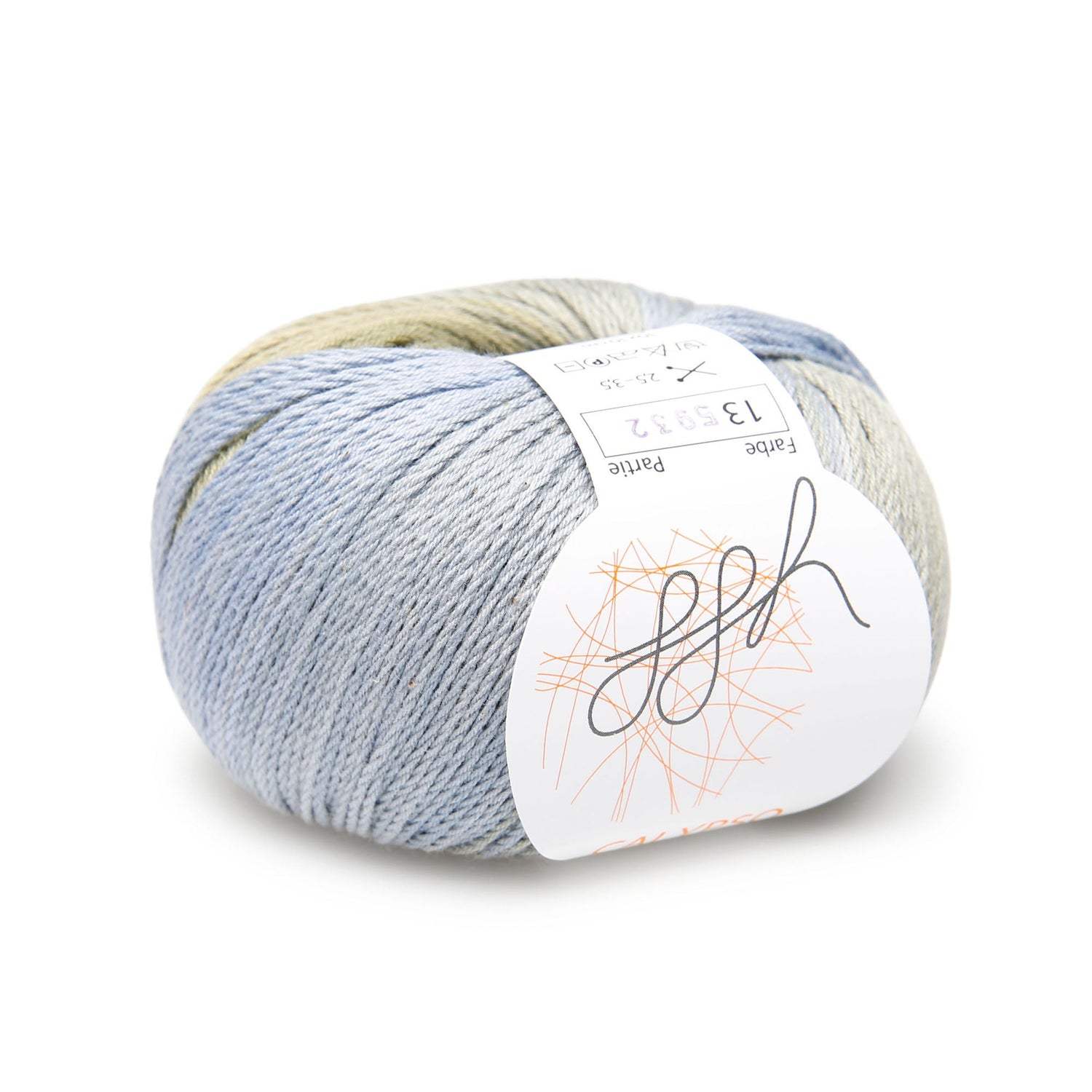 ggh Calypso | 013 - Himmelblau - Moosgrün - ggh Wolle