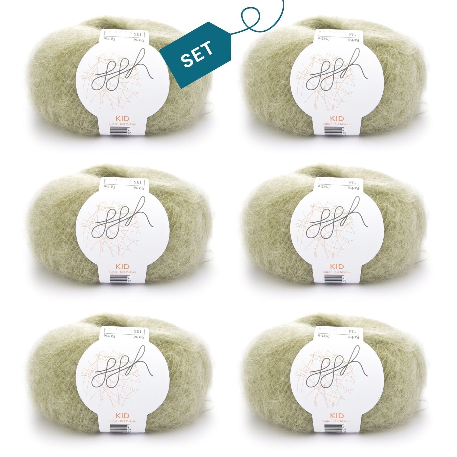 ggh Kid Box | 150g Set (6x25g)| 135 - Reet - ggh Wolle