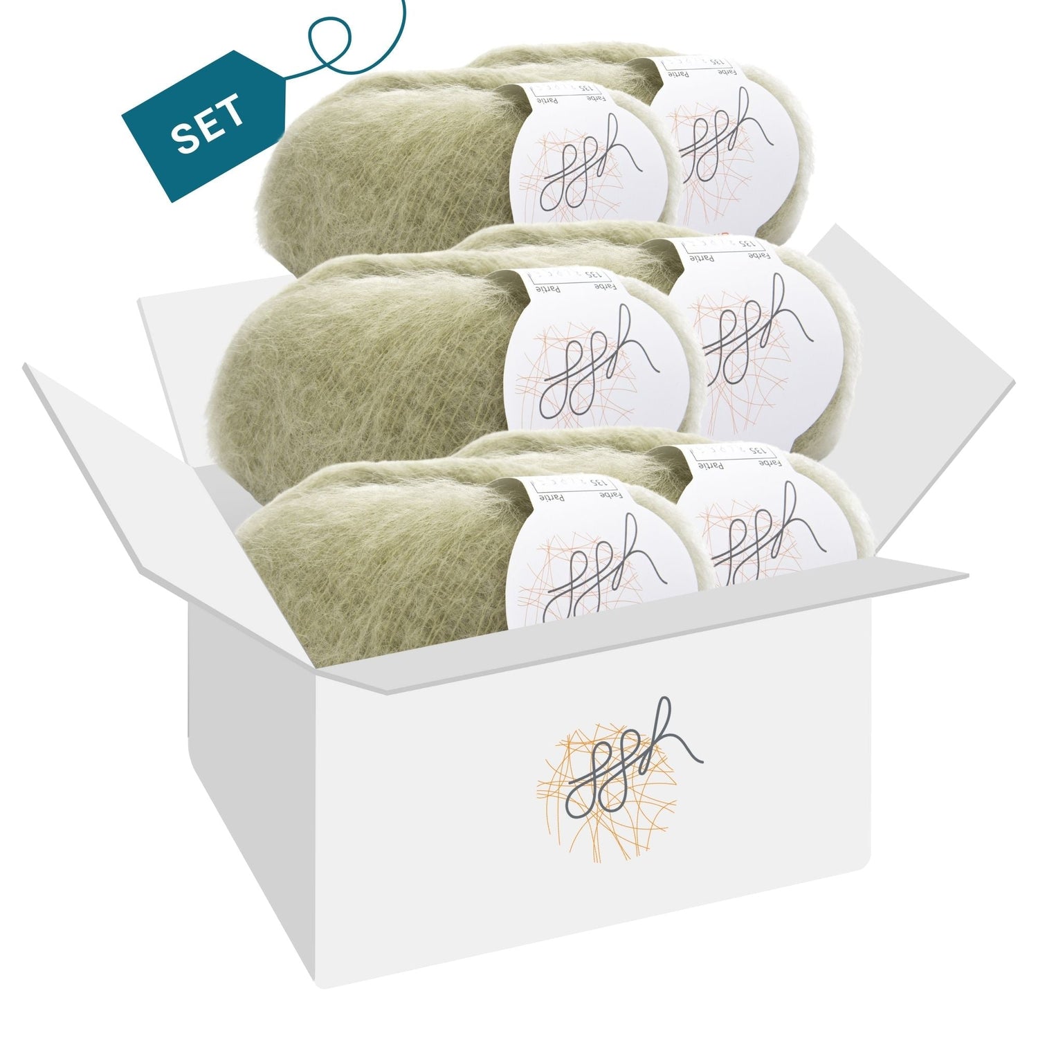 ggh Kid Box | 150g Set (6x25g)| 135 - Reet - ggh Wolle