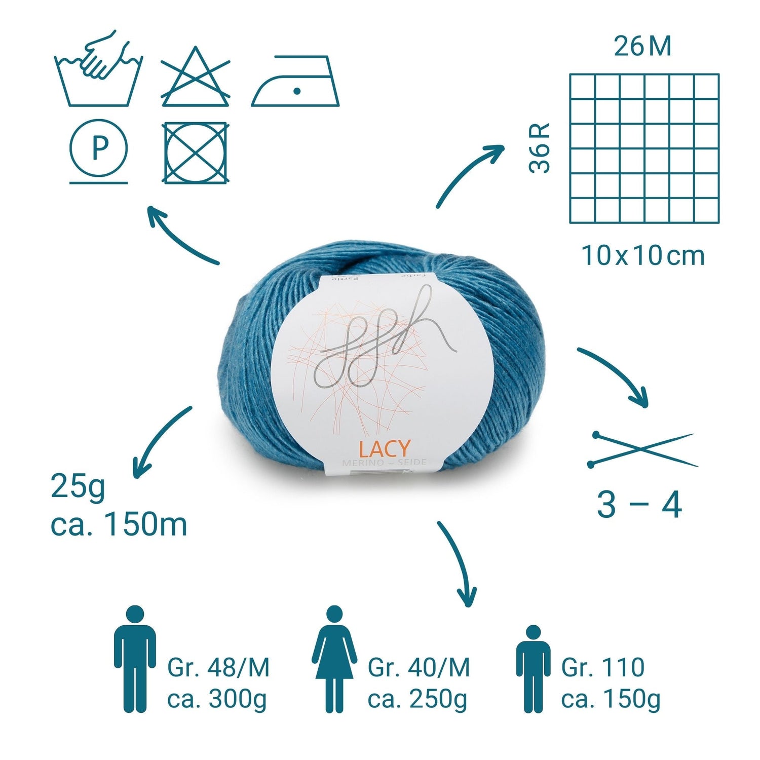 GGH Lacy | 022 - Türkis - ggh Wolle