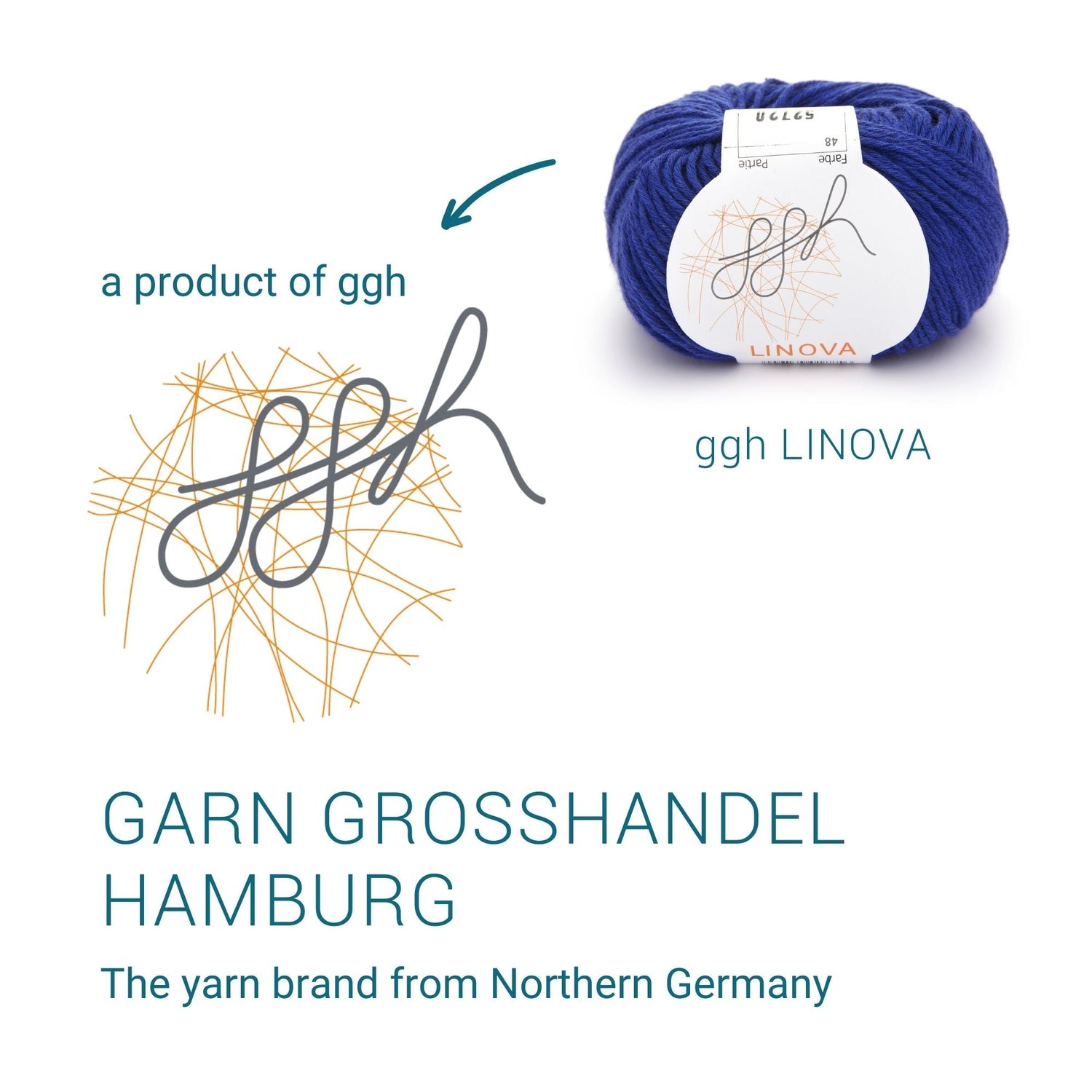 ggh Linova | 100% Baumwolle | 100m/50g | 048 - Royalblau - ggh Wolle