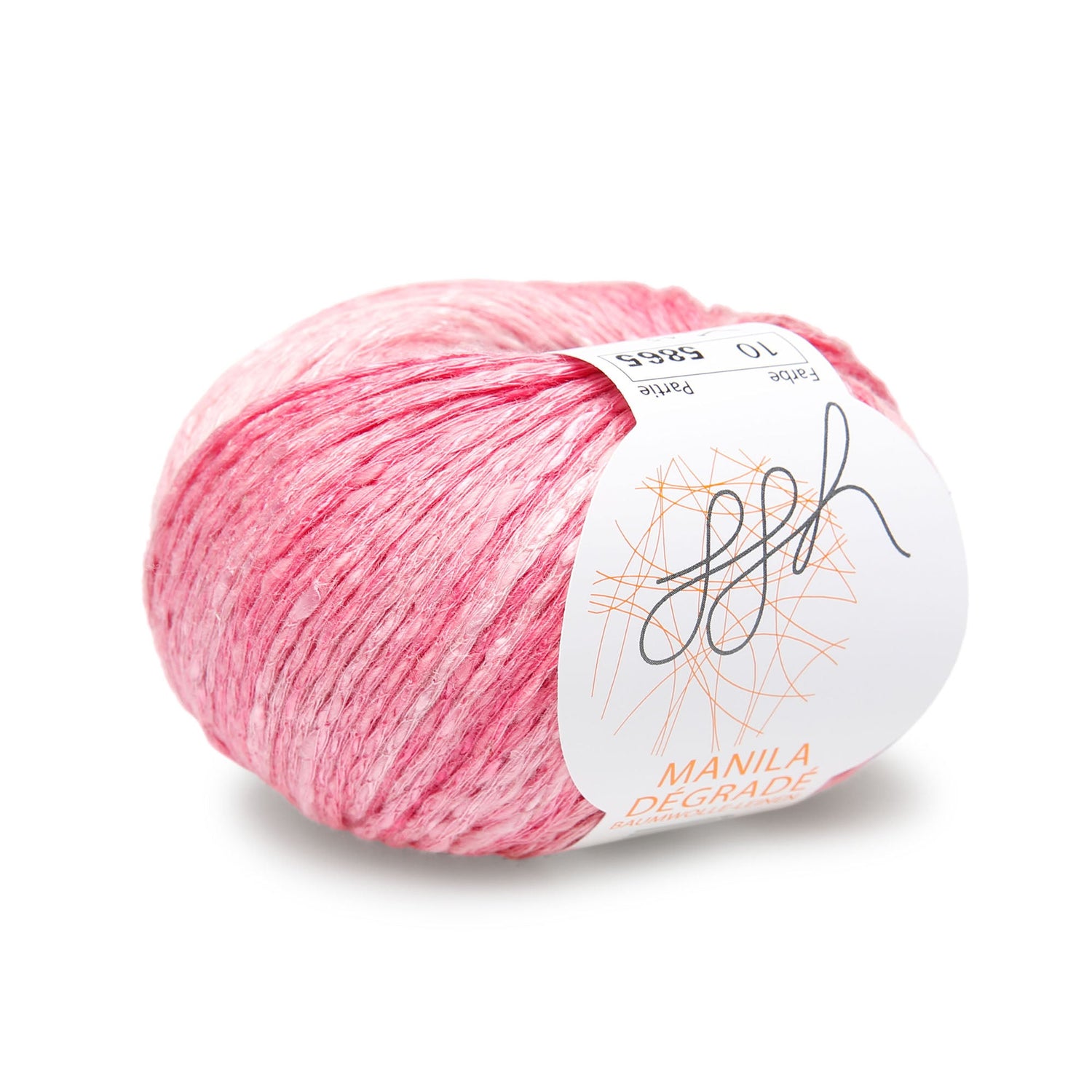 ggh Manila Degradé | 010 - Hot Pink - Rosa - ggh Wolle