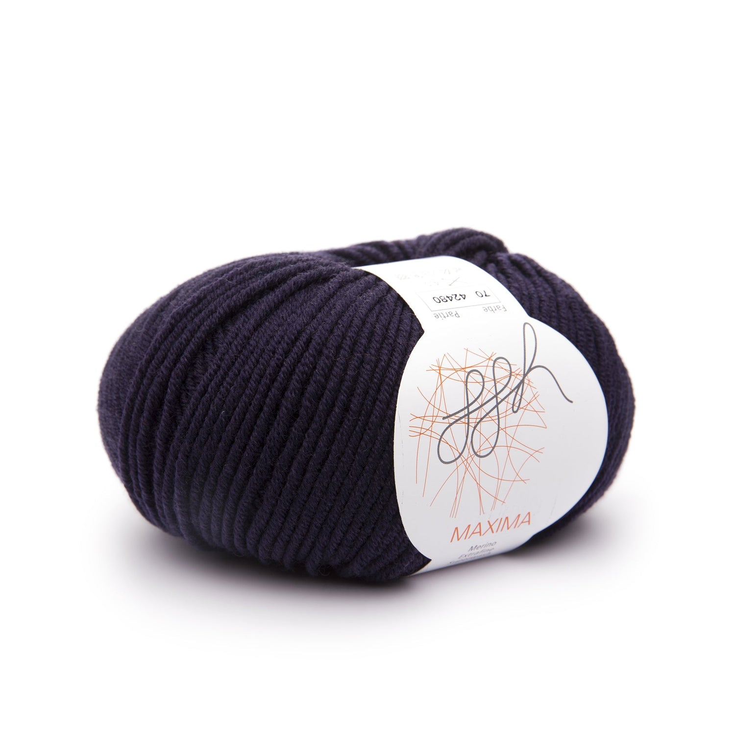 ggh Maxima | Merinowolle | 110m/50g | 070 - Dunkelviolett - ggh Wolle