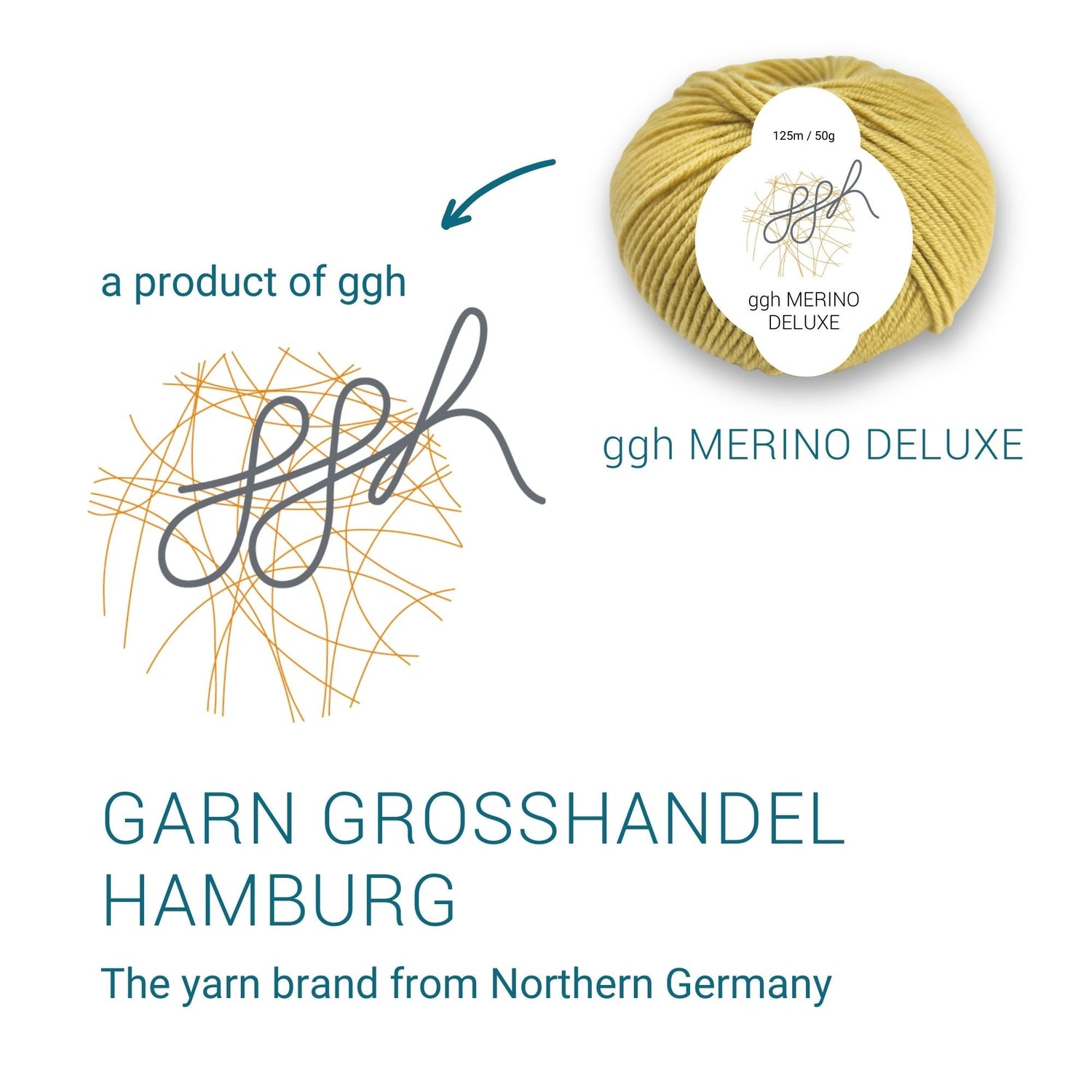 ggh Merino Deluxe - 300g Set (6x50g) - 031 - Weizen - ggh Wolle