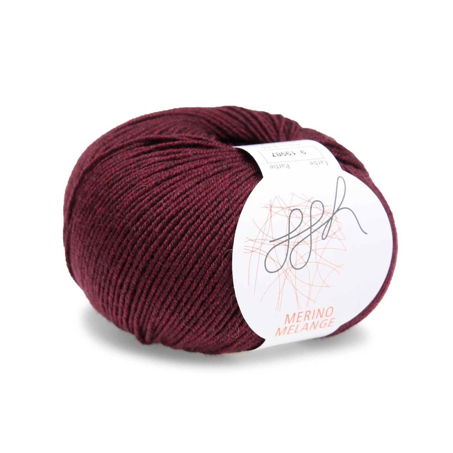 ggh Merino Melange | 009 - Bordeaux meliert - ggh Wolle