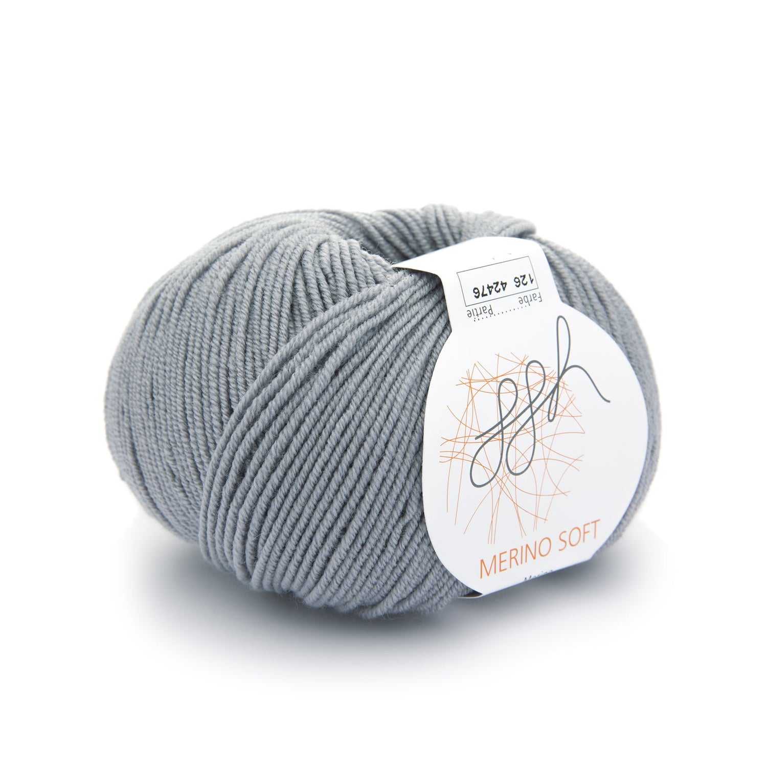 ggh Merino Soft | Merinowolle | 170m/50g | 126 - Mittelgrau - ggh Wolle