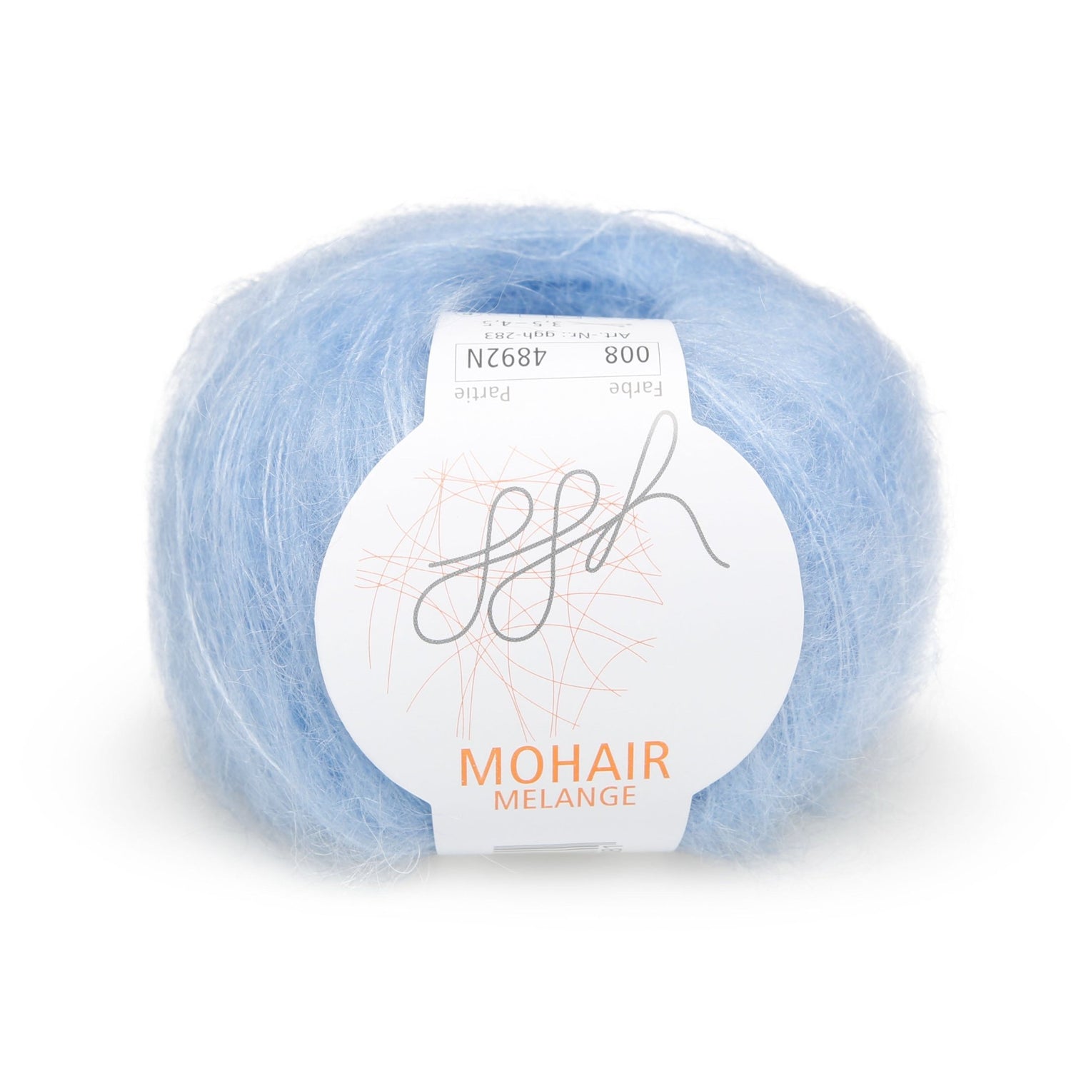 ggh Mohair Melange | 008 - Hellblau - ggh Wolle
