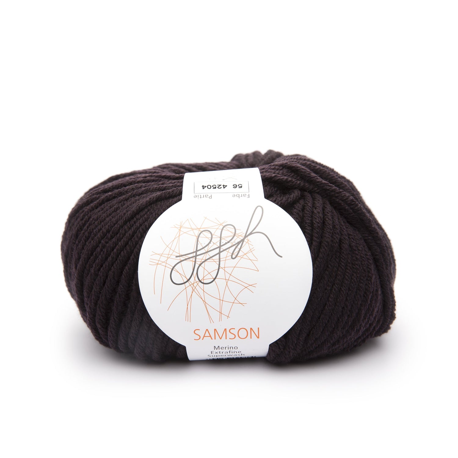 ggh Samson | Merinowolle | 85m/50g | 056 - Aubergine - ggh Wolle