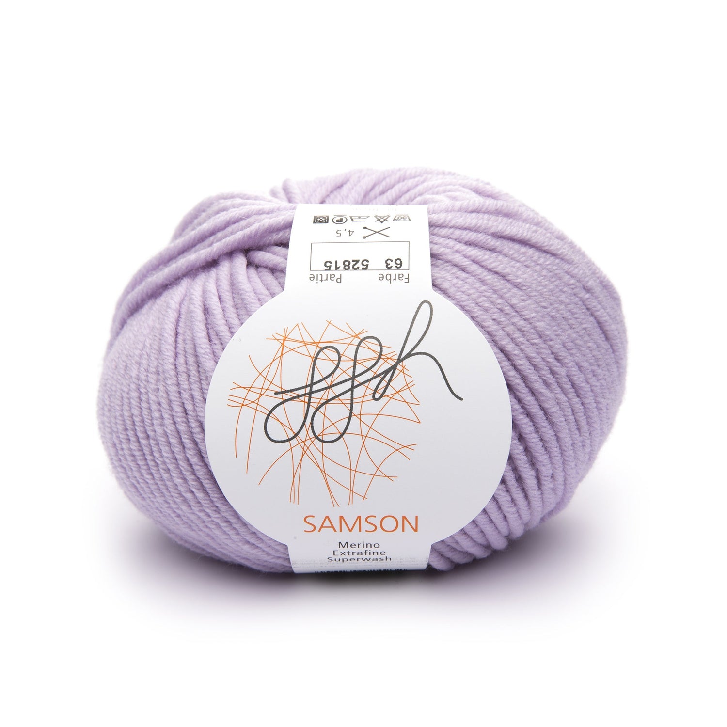 ggh Samson | Merinowolle | 85m/50g | 063 - Flieder - ggh Wolle