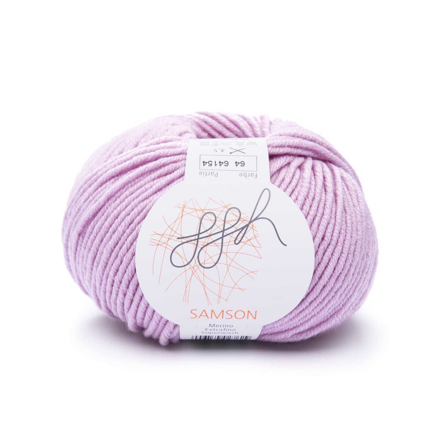 ggh Samson | Merinowolle | 85m/50g | 064 - Fliederrosa - ggh Wolle