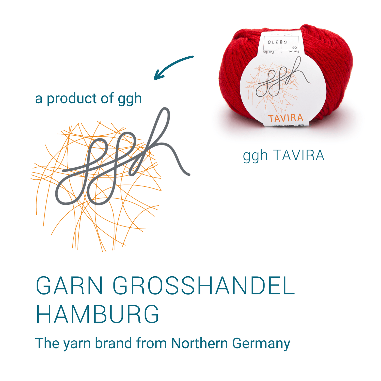 ggh Tavira | 100% Baumwolle | 80m/50g | 006 - Rot - ggh Wolle