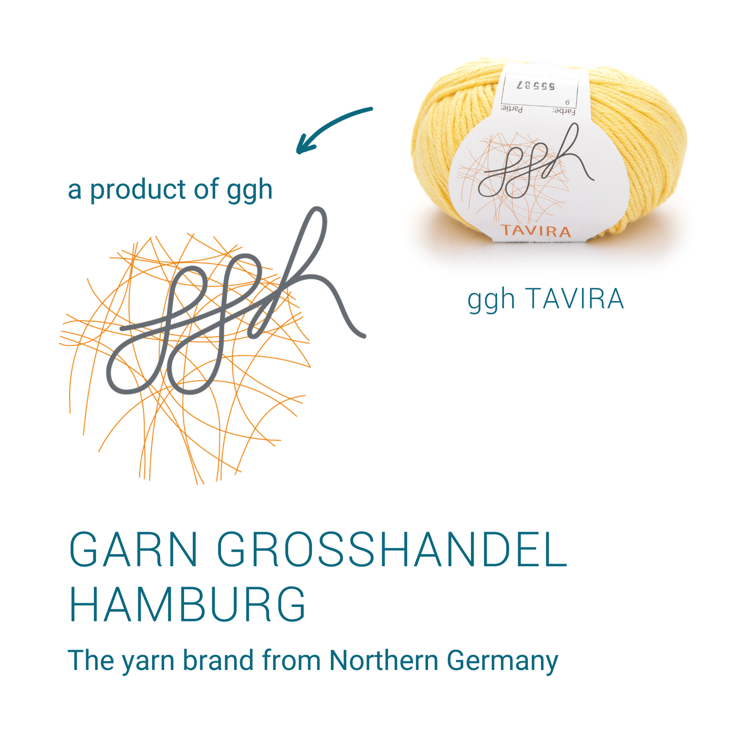 ggh Tavira | 100% Baumwolle | 80m/50g | 009 - Zitronenbonbon - ggh Wolle