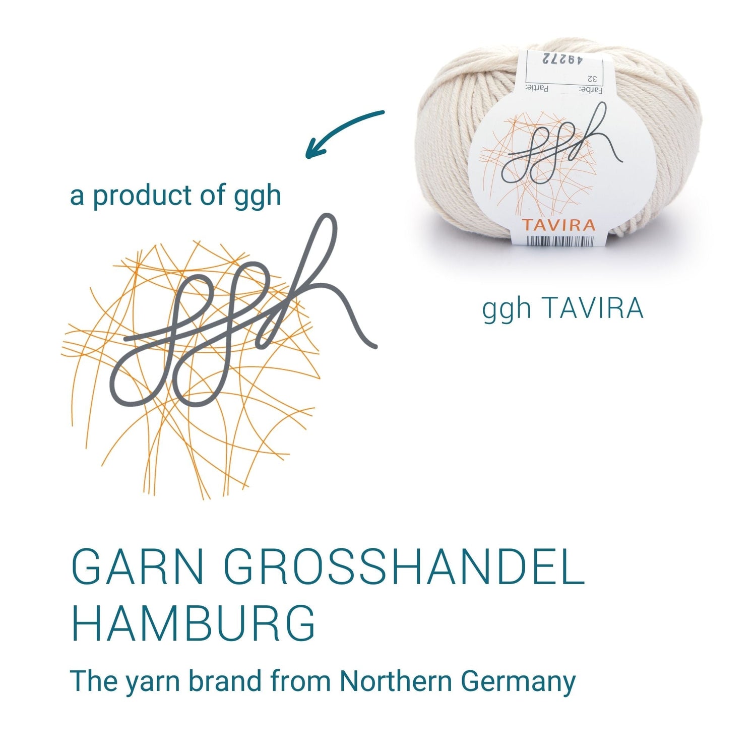 ggh Tavira | 100% Baumwolle | 80m/50g | 032 - Hellbeige - ggh Wolle