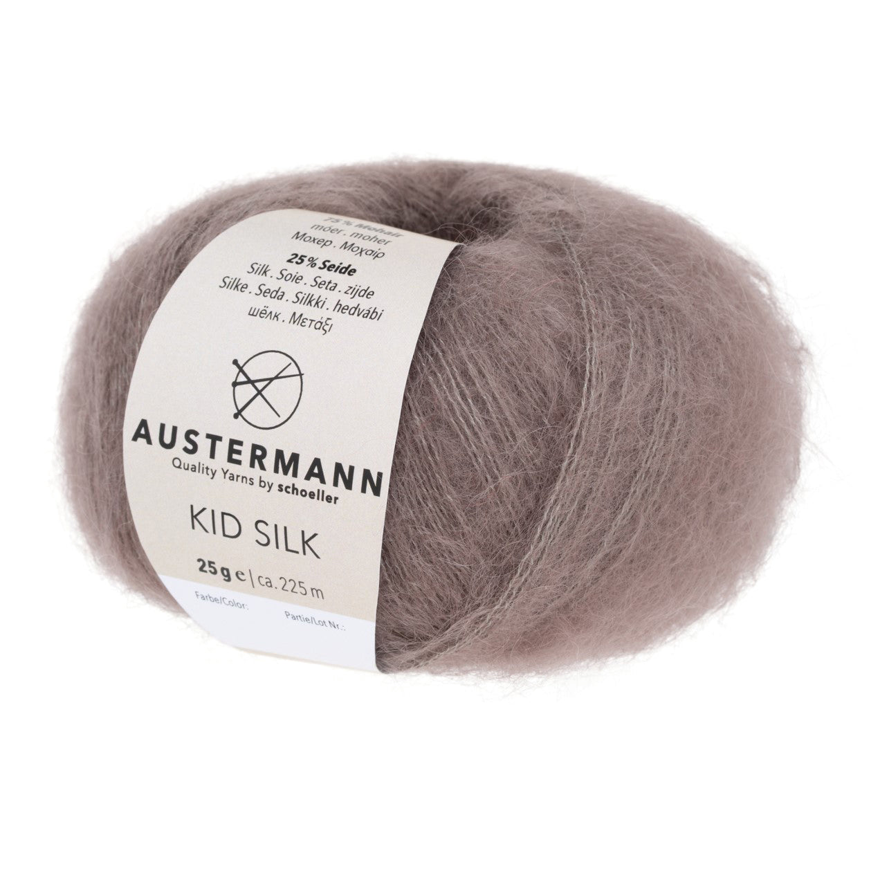 Kid Silk | 225 M - 25 G | 15 - Taupe - ggh Wolle