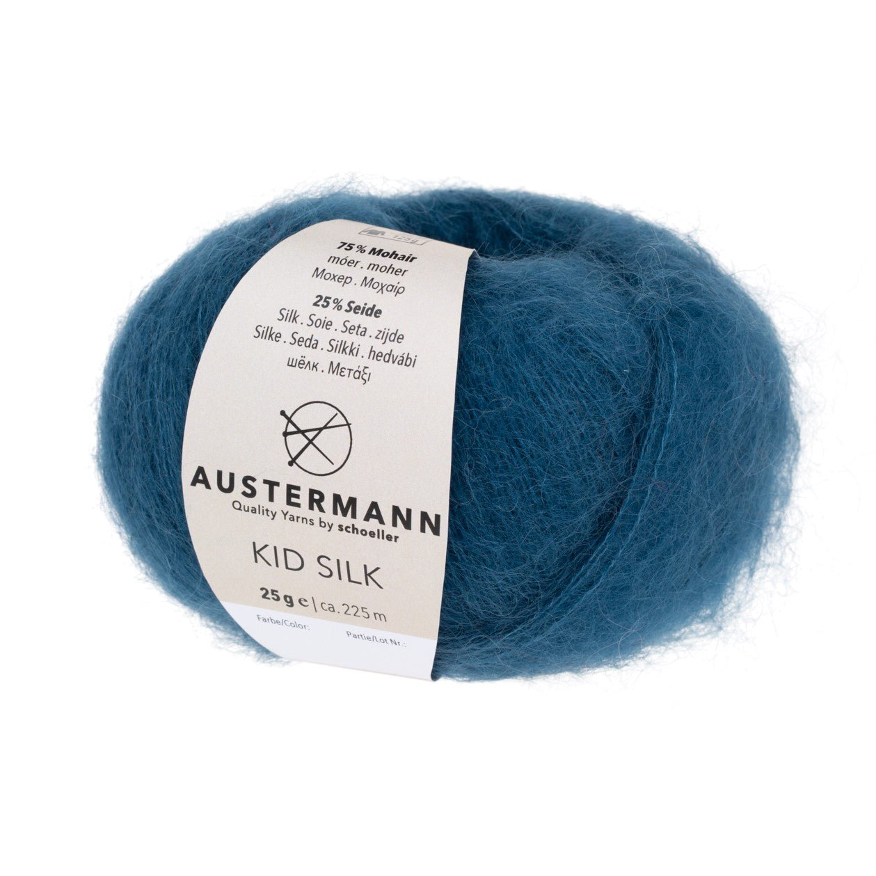 Kid Silk | 225 M - 25 G | 21 - Dunkelpetrol - ggh Wolle