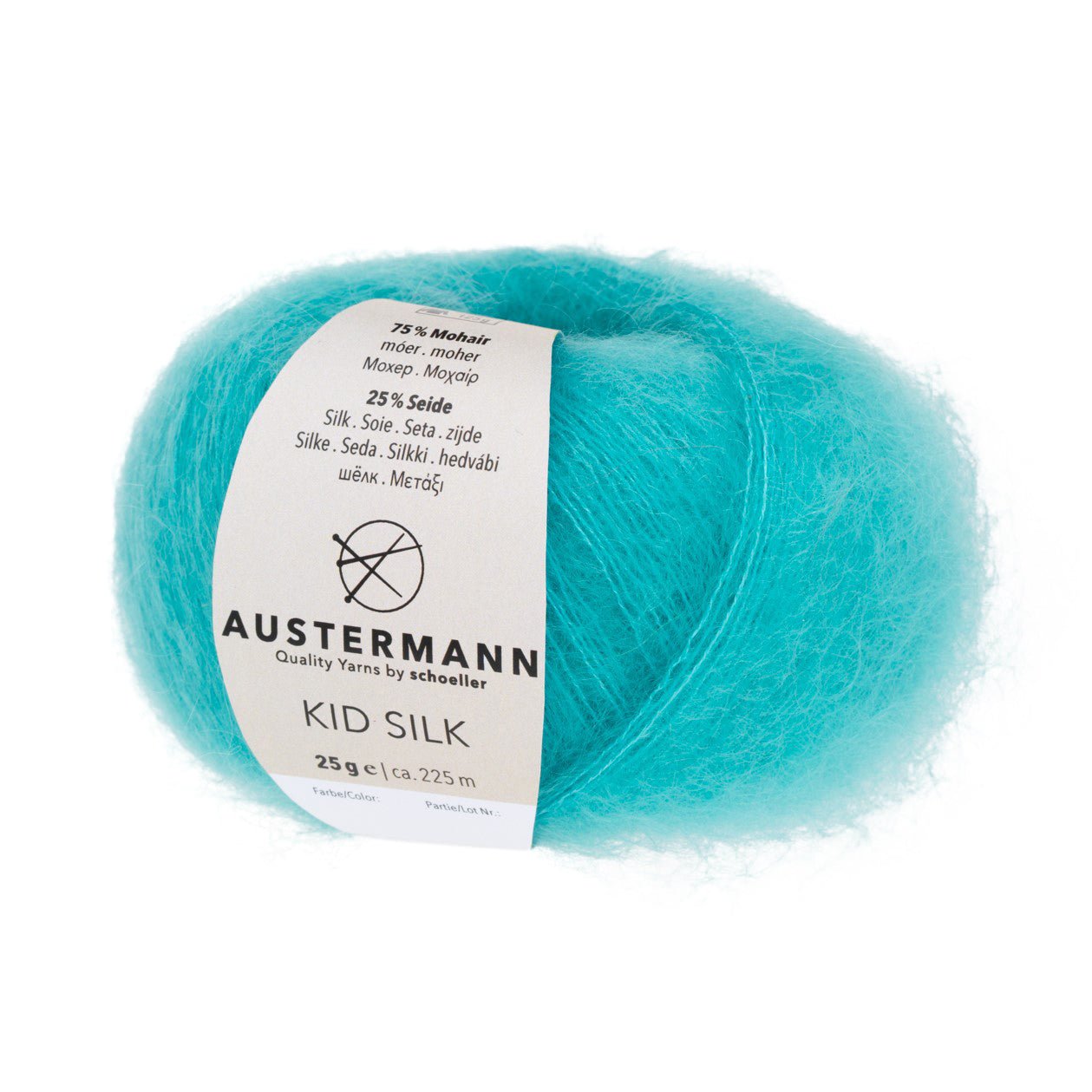 Kid Silk | 225 M - 25 G | 46 - Türkis - ggh Wolle
