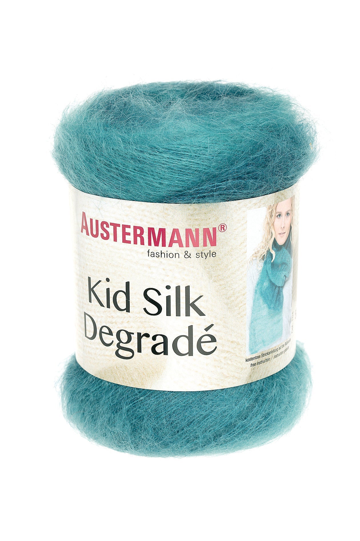 Kid Silk Degradee | 425 M - 50 G | 104 - Petrol - ggh Wolle