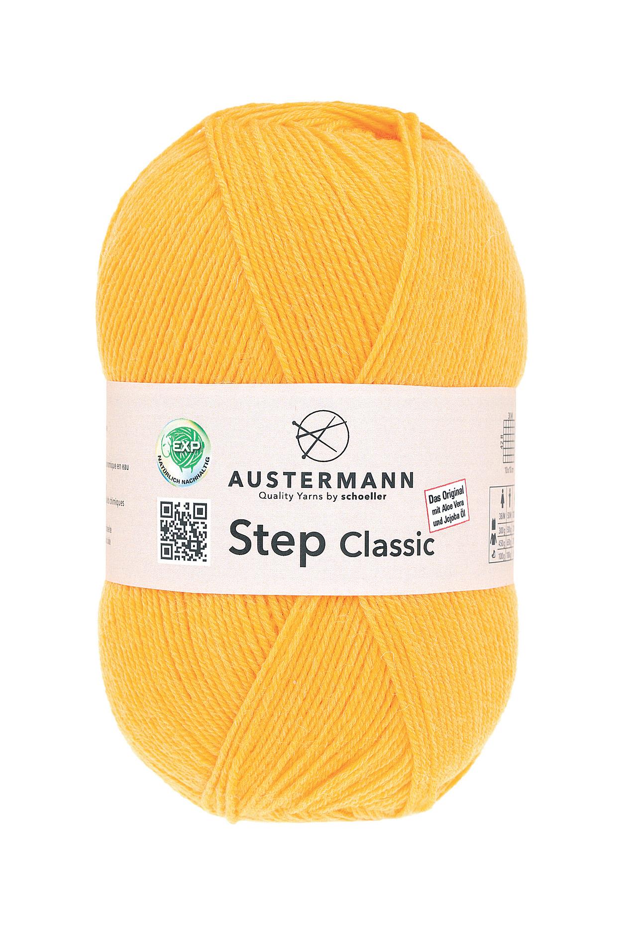 Step 4 Classic Exp | 420 M - 100 G | 1014 - Gelb - ggh Wolle