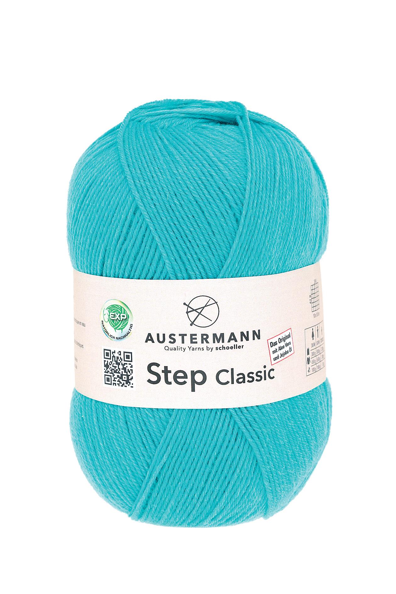 Step 4 Classic Exp | 420 M - 100 G | 1018 - Tuerkis - ggh Wolle