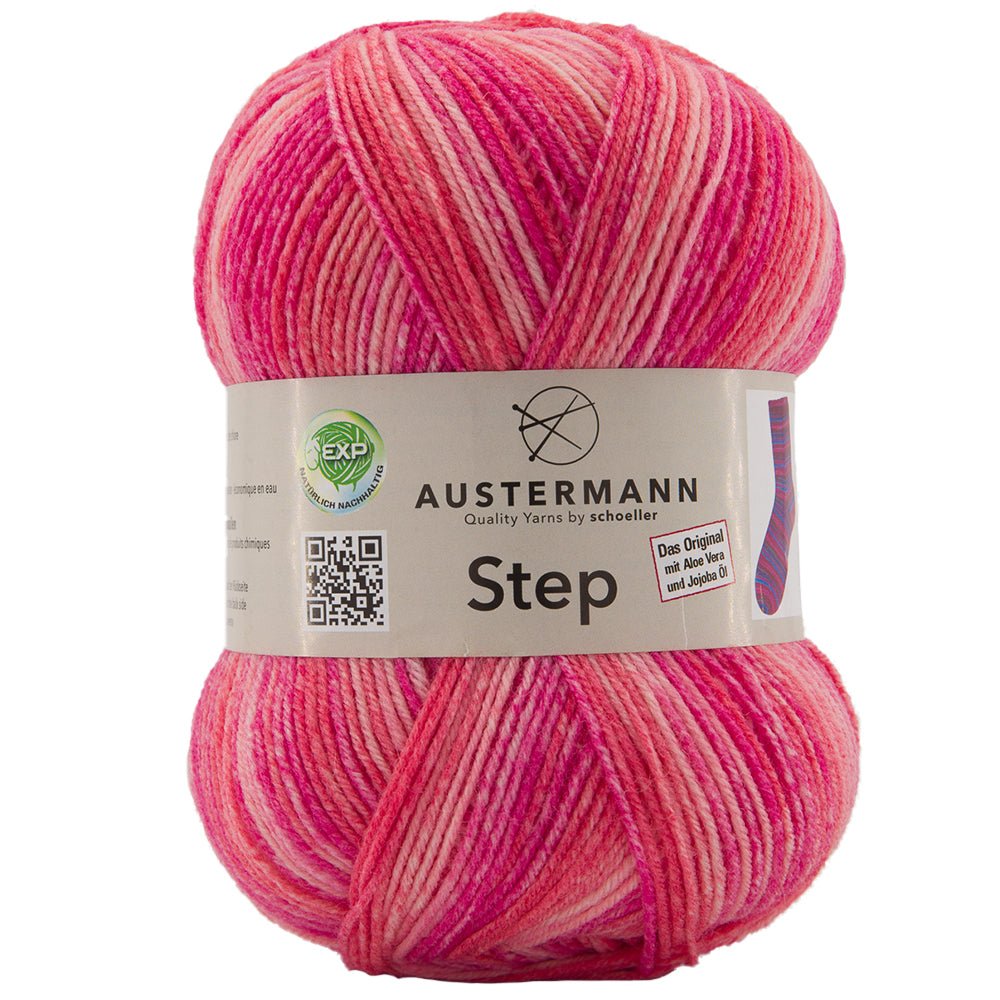 Step 4 Color Exp | 420 M - 100 G | 361 - Pink - ggh Wolle
