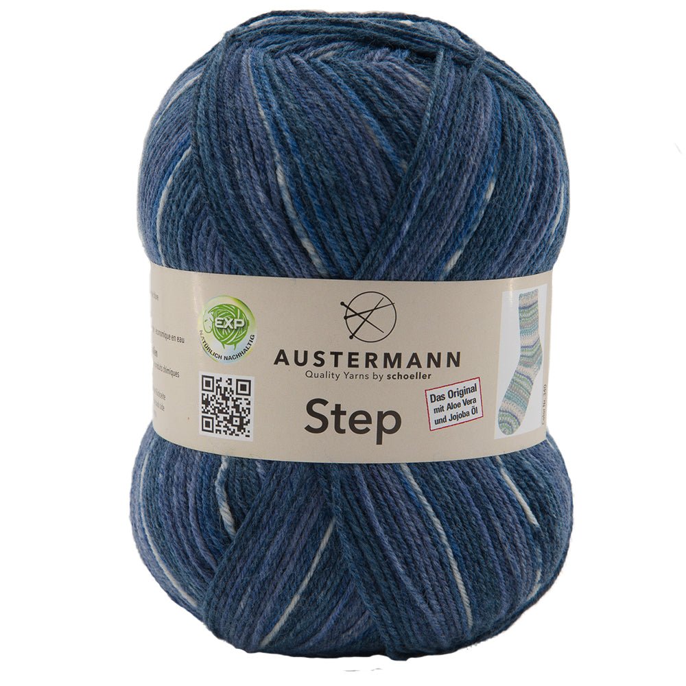 Step 4 Color Exp | 420 M - 100 G | 89 - Pazifik Maskulin - ggh Wolle