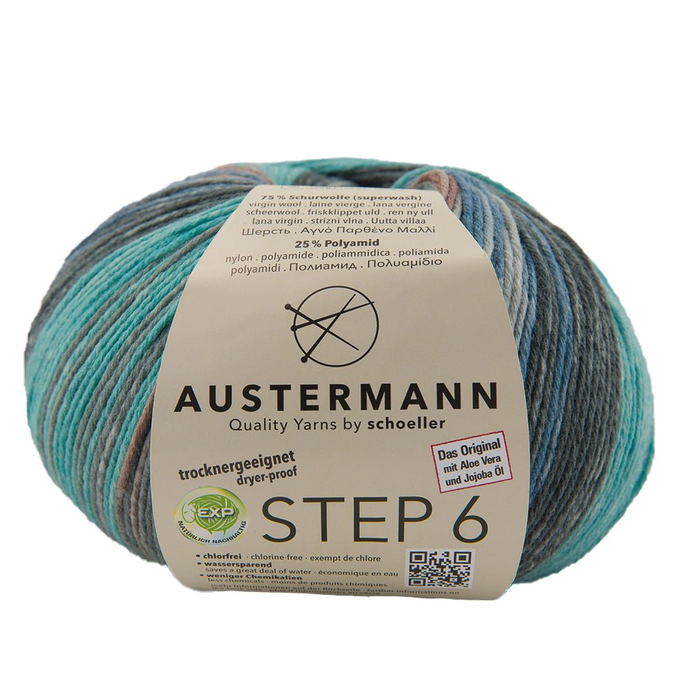 Step 6 Color Exp | 410 M - 150 G | 629 - Malbay - ggh Wolle
