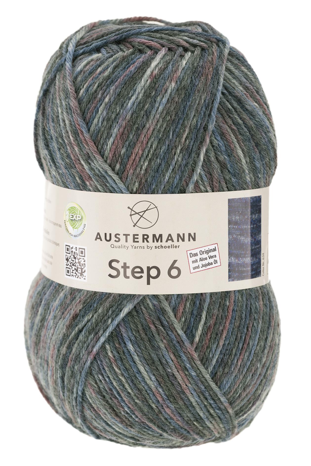 Step 6 Color Exp | 410 M - 150 G | 634 - Sturm - ggh Wolle