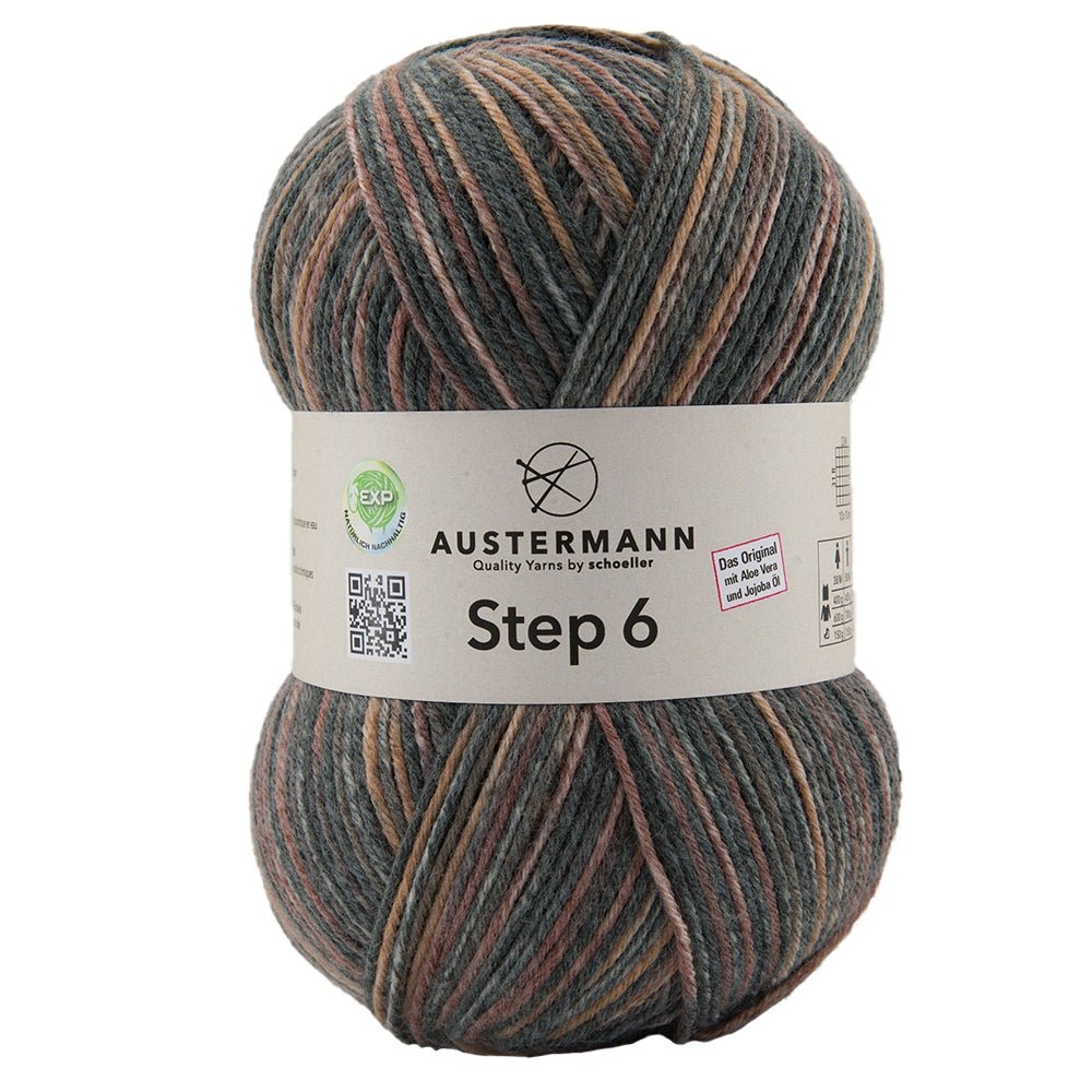 Step 6 Color Exp | 410 M - 150 G | 736 - Mokka - ggh Wolle