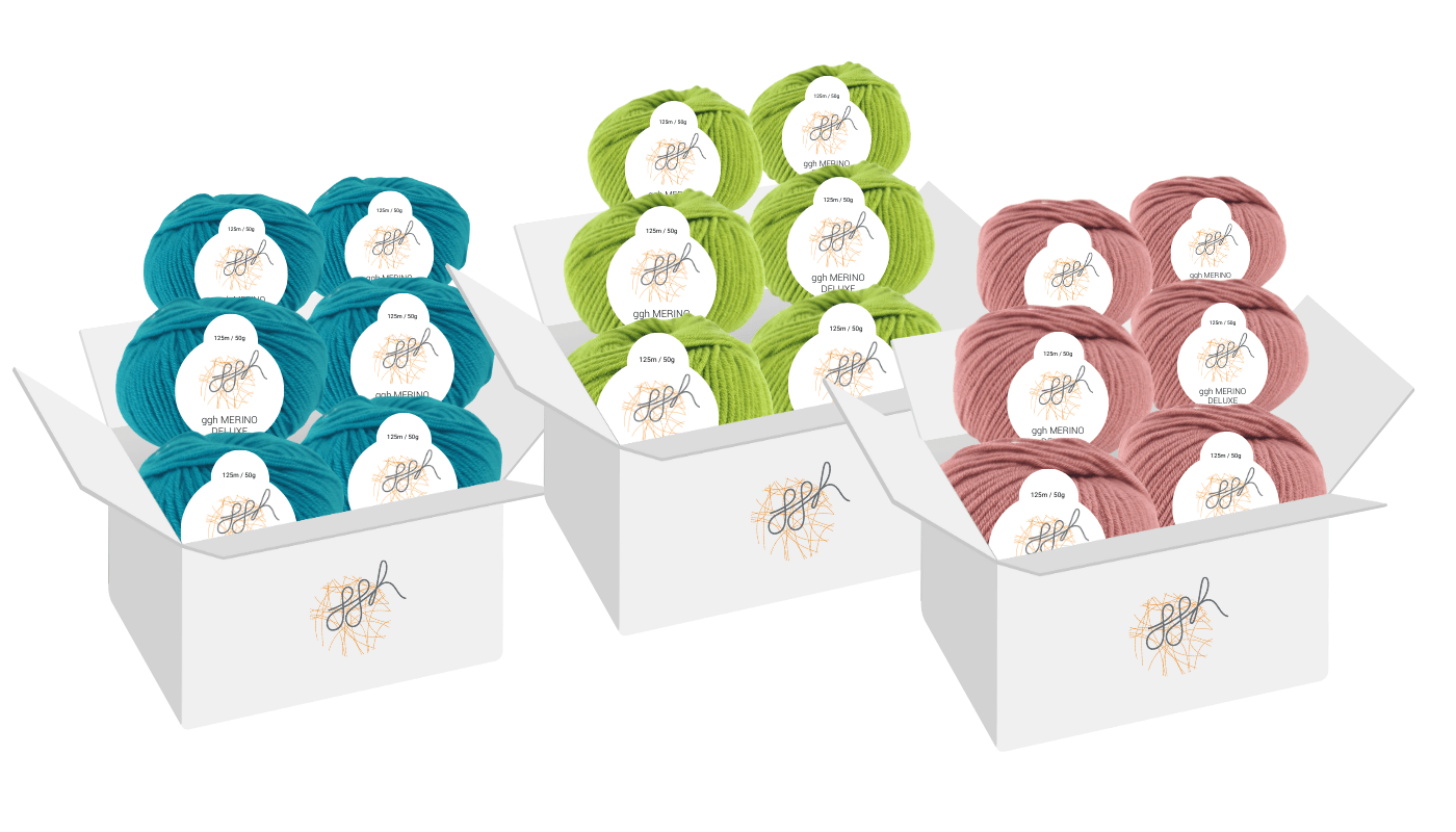 Die edle Merinowolle ggh Merino Deluxe für luxuriösen Strickkomfort – jetzt im 6er-Pack - ggh Wolle