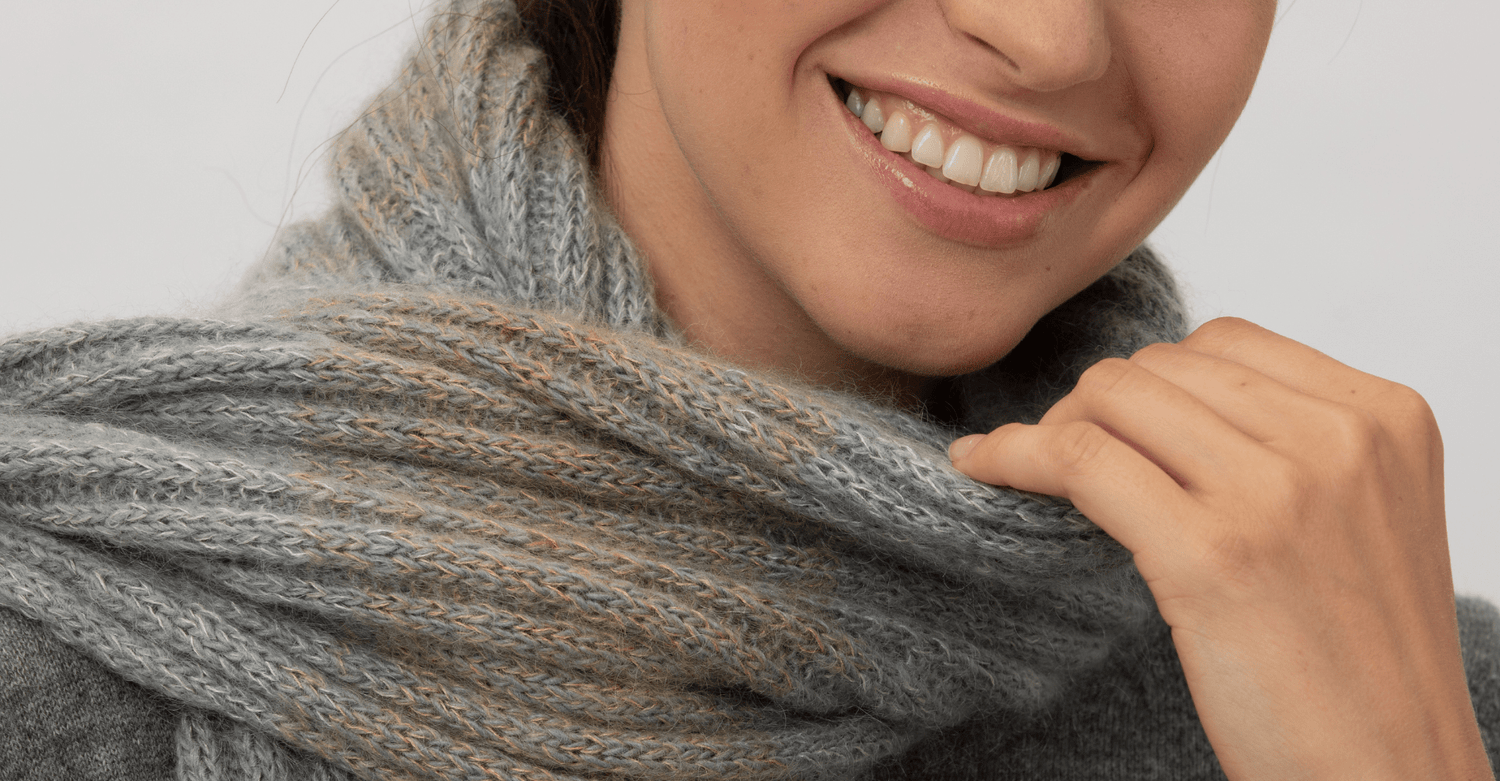 Leicht, flauschig & edel – Der Super-Schal aus ggh LACY & KIDSEDA - ggh Wolle