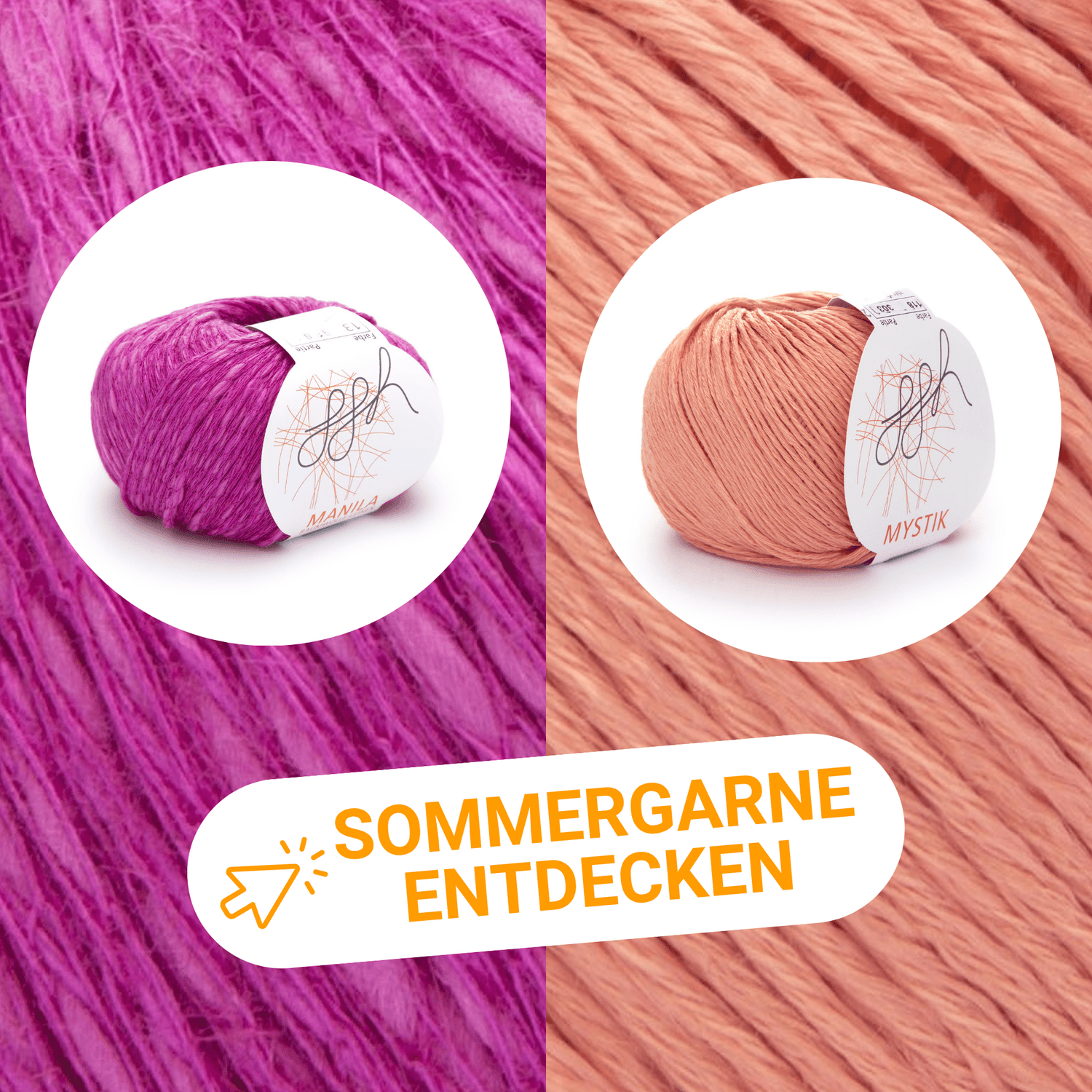 Effektvolle ggh Sommergarne - ggh Wolle