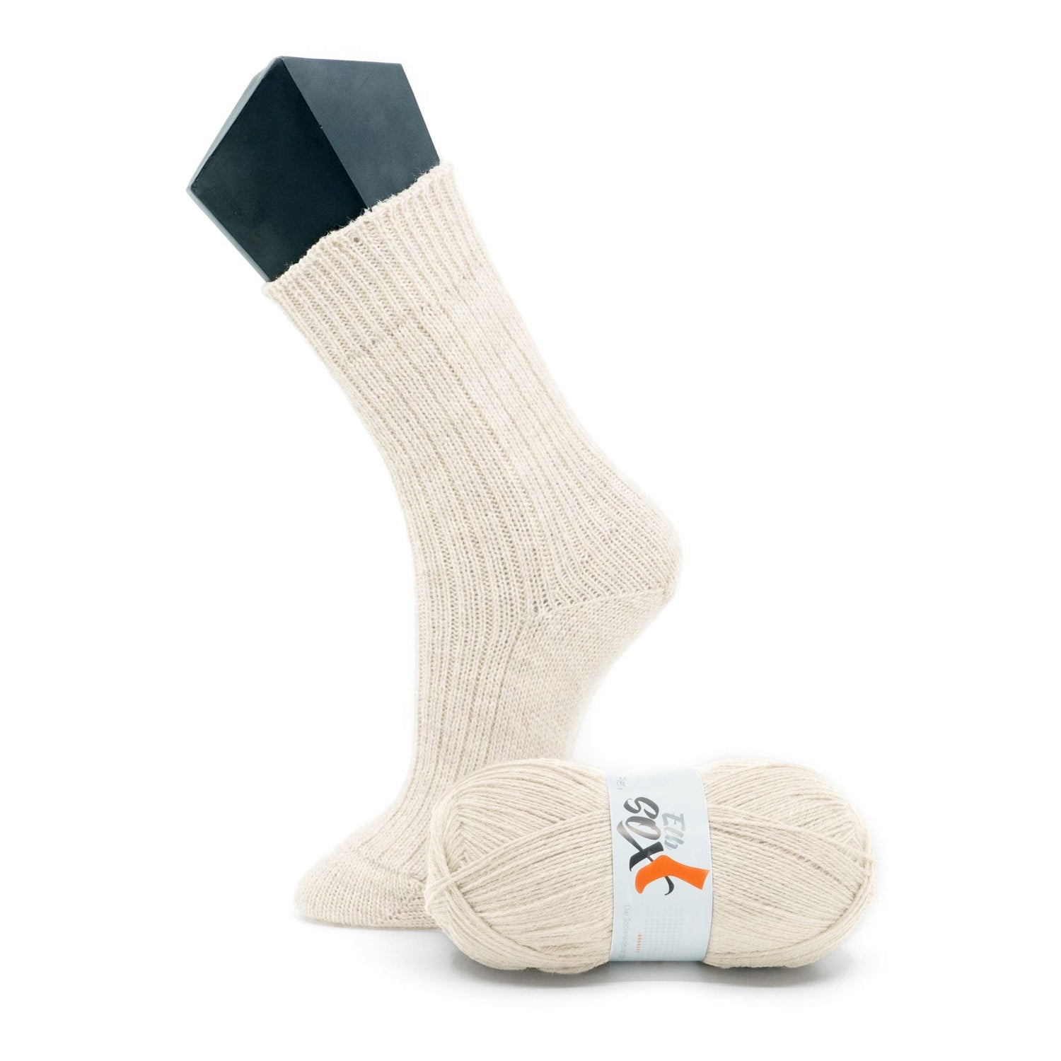 ElbSox Pier 4 | 100g Sockenwolle | 002 - Muschelweiß - ggh Wolle