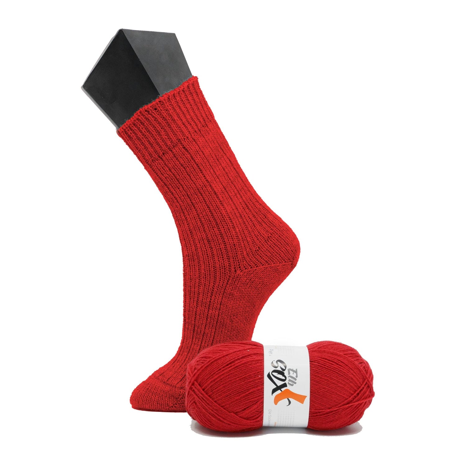 ElbSox Pier 4 | 100g Sockenwolle | 005 - Leuchtturmrot - ggh Wolle