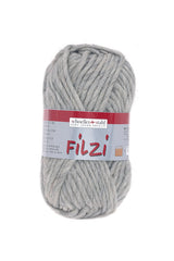 FILZI 50g | Farbe 30 - SILBER - MELIERT - ggh Wolle