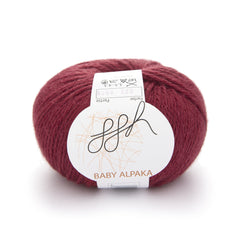 ggh Baby Alpaka Farbe | 100% Baby Alpaka Wolle | 100m/50g | 023 - Tibeterrot - ggh Wolle