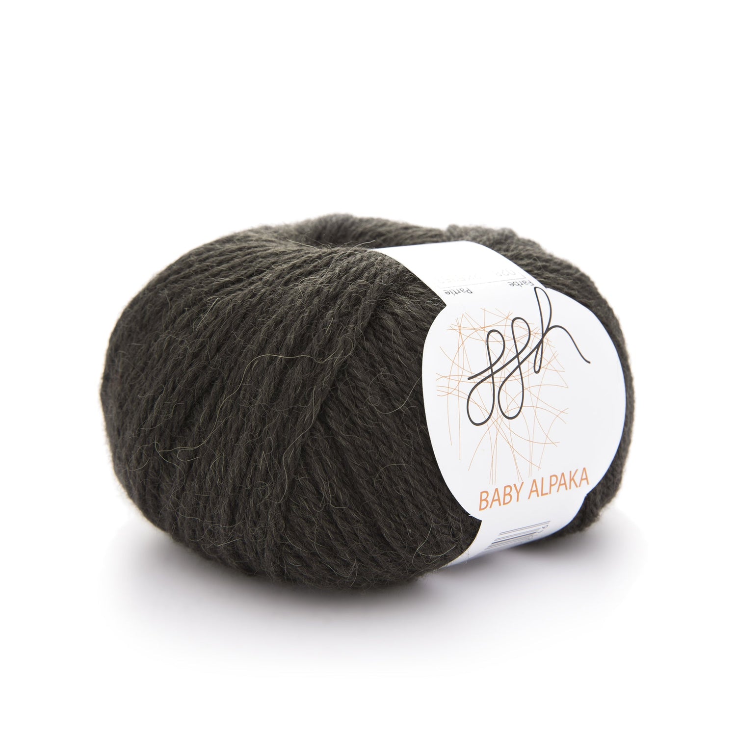 ggh Baby Alpaka Farbe | 100% Baby Alpaka Wolle | 100m/50g | 028 - Tiefdunkles Oliv - ggh Wolle
