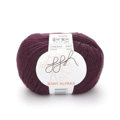 ggh Baby Alpaka Farbe | 100% Baby Alpaka Wolle | 100m/50g | 043 - Aubergine - ggh Wolle