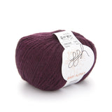 ggh Baby Alpaka Farbe | 100% Baby Alpaka Wolle | 100m/50g | 043 - Aubergine - ggh Wolle