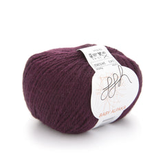 ggh Baby Alpaka Farbe | 100% Baby Alpaka Wolle | 100m/50g | 043 - Aubergine - ggh Wolle