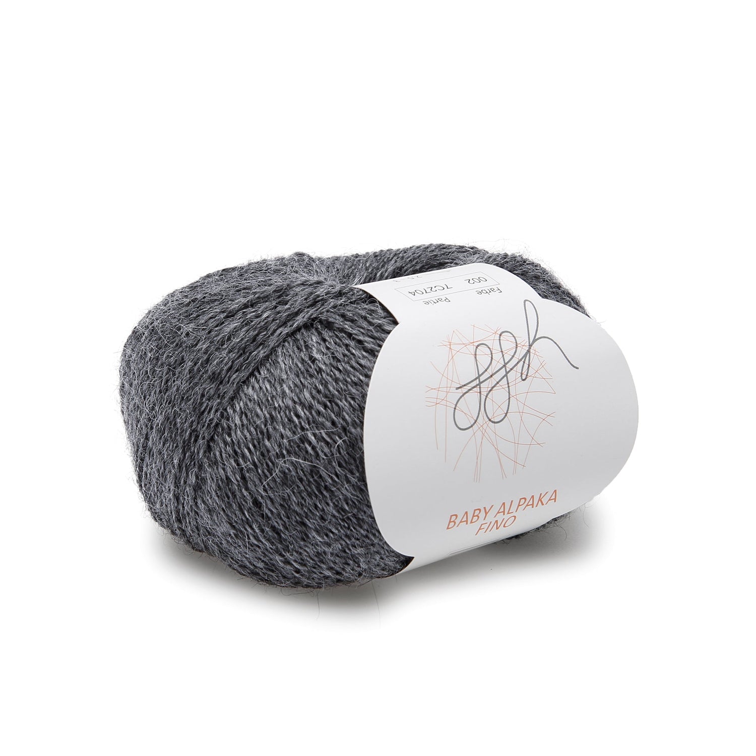 ggh Baby Alpaka Fino | 002 - Dunkelgrau - ggh Wolle