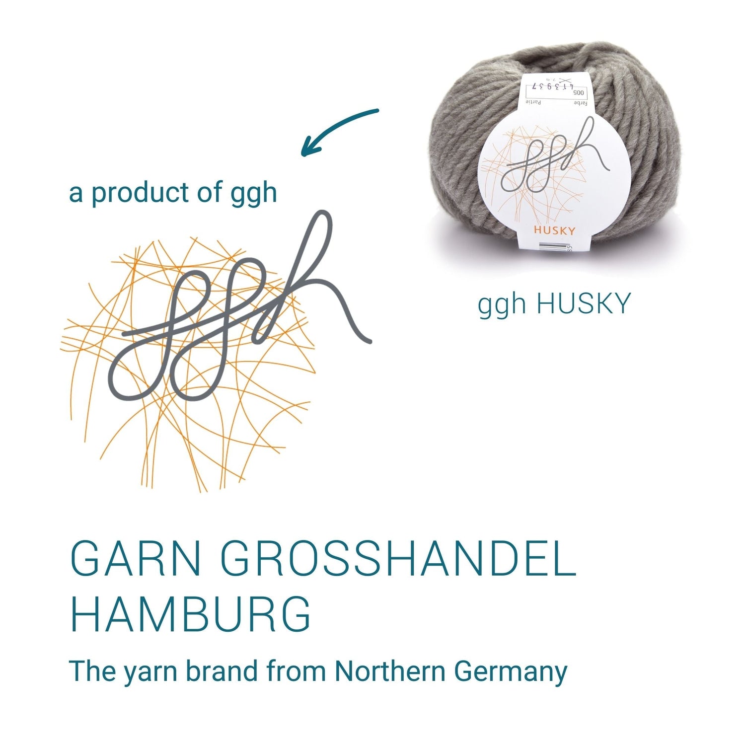 ggh Husky Box | 300g Set (6x50g) – 005 – Feldstein - ggh Wolle