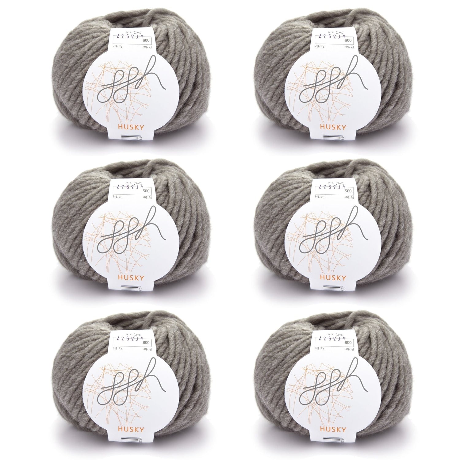 ggh Husky Box | 300g Set (6x50g) – 005 – Feldstein - ggh Wolle