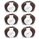 ggh Husky Box | 300g Set (6x50g) – 006 – Schokolade - ggh Wolle