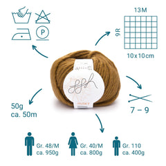 ggh Husky Box | 300g Set (6x50g) – 044 – Curry - ggh Wolle