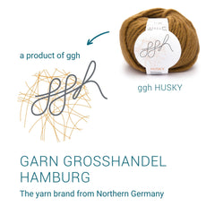 ggh Husky Box | 300g Set (6x50g) – 044 – Curry - ggh Wolle