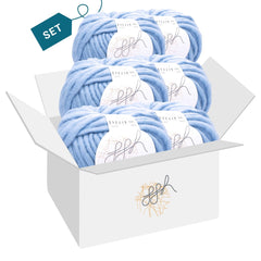 ggh Husky Box | 300g Set (6x50g) – 054 – Aquablau - ggh Wolle